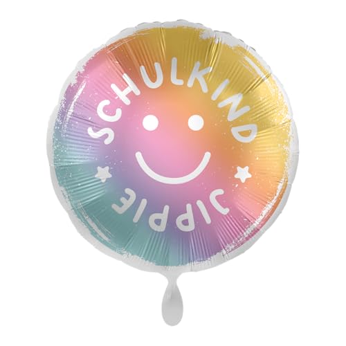 Folienballon * SCHULKIND - JIPPIE * als Deko und Geschenk zum Schulanfang und Einschulung | Größe: 43cm | Partydeko Luftballon Ballon Kinder Schule Schulstart ABC Folienballon * SCHULKIND - JIPPIE * als Deko und Geschenk zum Schulanfang und Einschulung | Größe: 43cm | Partydeko Luftballon Ballon Kinder Schule Schulstart ABC von Premioloon