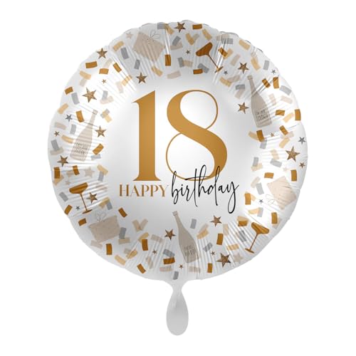 Helium Folienballon von 18 bis 80 als Deko oder Geschenk für Geburtstag und Jubiläum | 43cm groß | Zahlen Partydeko Party Deko Happy Birthday, Edition: 18. Geburtstag Helium Folienballon von 18 bis 80 als Deko oder Geschenk für Geburtstag und Jubiläum | 43cm groß | Zahlen Partydeko Party Deko Happy Birthday, Edition: 18. Geburtstag von Premioloon