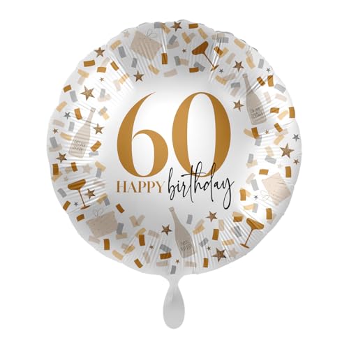 Helium Folienballon von 18 bis 80 als Deko oder Geschenk für Geburtstag und Jubiläum | 43cm groß | Zahlen Partydeko Party Deko Happy Birthday, Edition: 60. Geburtstag Helium Folienballon von 18 bis 80 als Deko oder Geschenk für Geburtstag und Jubiläum | 43cm groß | Zahlen Partydeko Party Deko Happy Birthday, Edition: 60. Geburtstag von Premioloon