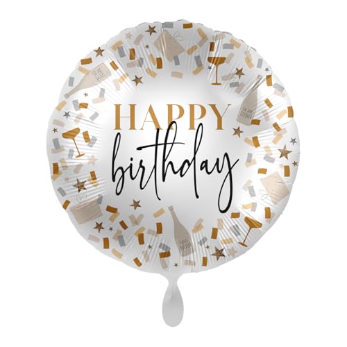 Helium Folienballon von 18 bis 80 als Deko oder Geschenk für Geburtstag und Jubiläum | 43cm groß | Zahlen Partydeko Party Deko Happy Birthday, Edition: Happy Birthday Helium Folienballon von 18 bis 80 als Deko oder Geschenk für Geburtstag und Jubiläum | 43cm groß | Zahlen Partydeko Party Deko Happy Birthday, Edition: Happy Birthday von Premioloon