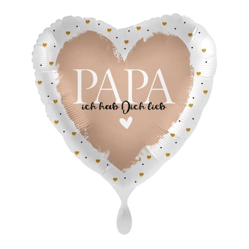 Herzballon Folienballon Vatertag, Papa ich hab Dich lieb. ca. 43 cm Herzballon Folienballon Vatertag, Papa ich hab Dich lieb. ca. 43 cm von Premioloon