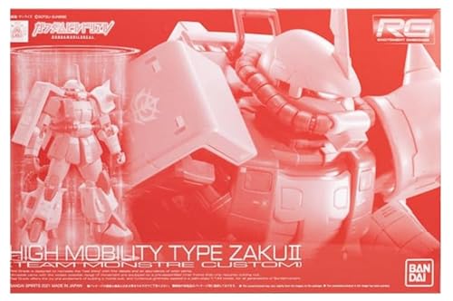 RG 1/144 High Mobility Type Zaku II (Team Monstor Custom) Gundam Build Real von BANDAI