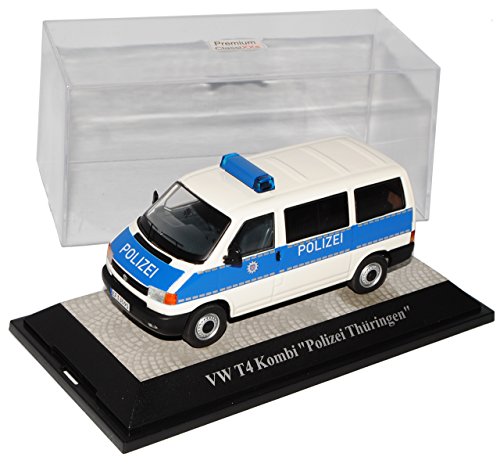 Premium Classixxs Volkwagen T4 Kombi Polizei Thüringen Blau Weiss 1990-2003 1/43 Modell Auto Premium Classixxs Volkwagen T4 Kombi Polizei Thüringen Blau Weiss 1990-2003 1/43 Modell Auto von Premium Classixxs