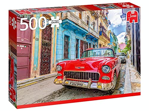 Jumbo Puzzles 18803 Premium Collection – Havanna, Cuba Puzzle mit 500 Teilen, Multi Jumbo Puzzles 18803 Premium Collection – Havanna, Cuba Puzzle mit 500 Teilen, Multi von Jumbo