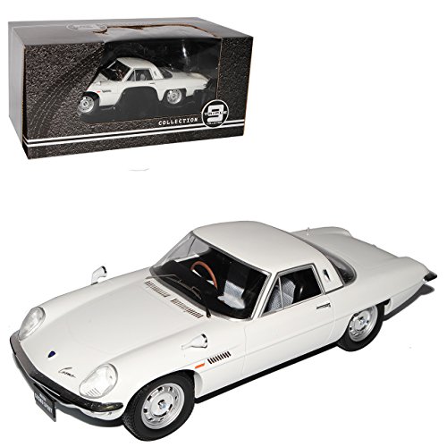 Mazda Cosmo Sport Coupe Weiss Triple 9 1/18 PremiumX Modell Auto von Premium X