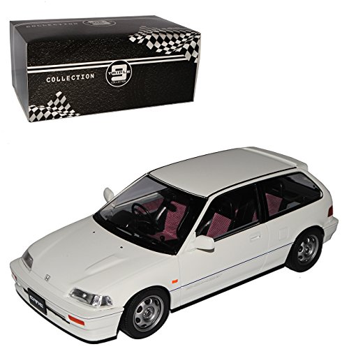 Hon-da Civic EF-3 SI Weiss 3 Türer 4. Generation 1987-1991 Triple 9 1/18 PremiumX Modell Auto von Premium X