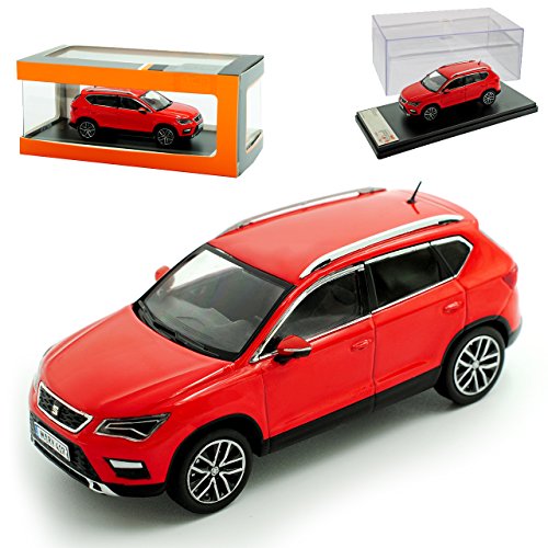 Seat Ateca SUV Rot Ab 2016 1/43 PremiumX Modell Auto mit individiuellem Wunschkennzeichen von alles-meine.de GmbH