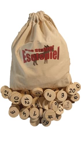 Prescher Das Stuhrer Eselspiel mit 61 Spielsteine für 2-4 Spieler mit 3 Stapeln, Familienspiel,Reisespiel Prescher Das Stuhrer Eselspiel mit 61 Spielsteine für 2-4 Spieler mit 3 Stapeln, Familienspiel,Reisespiel von Prescher