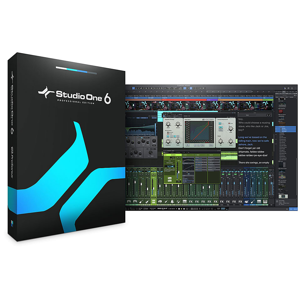 Presonus Studio One 6 Professional Box DAW-Software Presonus Studio One 6 Professional Box DAW-Software von Presonus