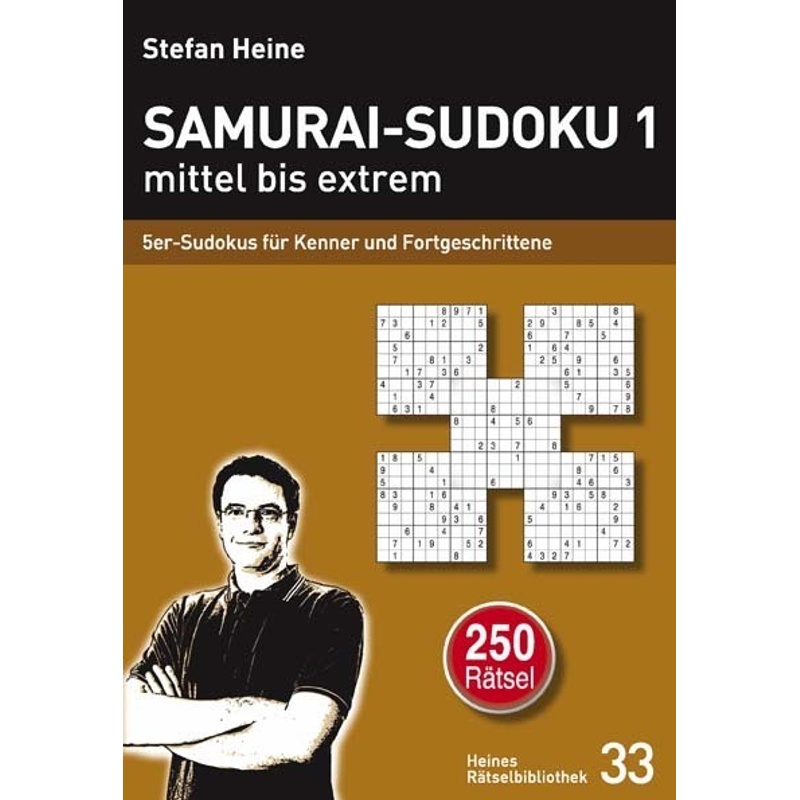 Samurai-Sudoku 1 mittel bis extrem.Tl.1 von Presse Service Heine