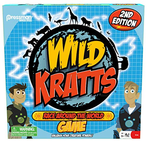 Wild Kratts Race Around the World Board Game by Pressman Toys von Pressman