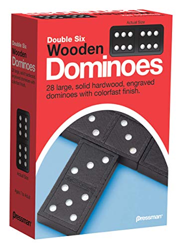 Pressman Double Six Dominoes aus Holz (Anleitung auf Englisch) Pressman Double Six Dominoes aus Holz (Anleitung auf Englisch) von Pressman
