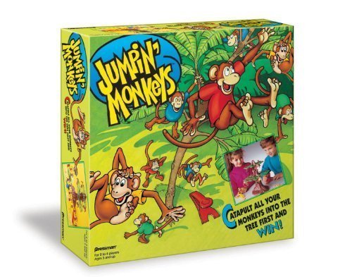 Jumpin' Monkeys: Katapultieren Sie Ihre Affen in den Baum, um zu gewinnen, Affen-Flippin' Spaß für die ganze Familie, für 2–4 Spieler, ab 5 Jahren Jumpin' Monkeys: Katapultieren Sie Ihre Affen in den Baum, um zu gewinnen, Affen-Flippin' Spaß für die ganze Familie, für 2–4 Spieler, ab 5 Jahren von Pressman