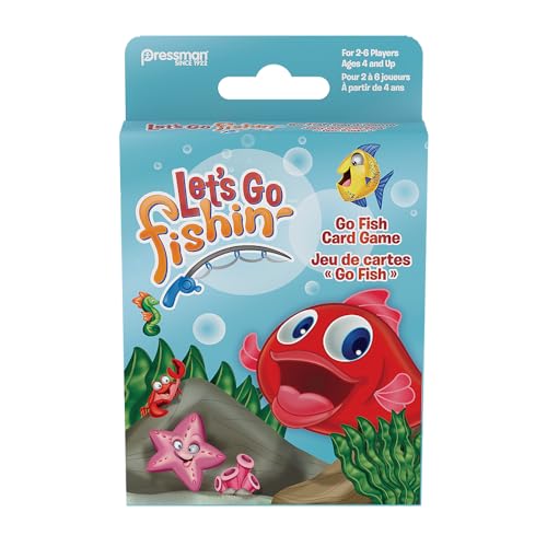 Kartenspiel Go Fish, 1 Stück, ab 4 Jahren von Pressman