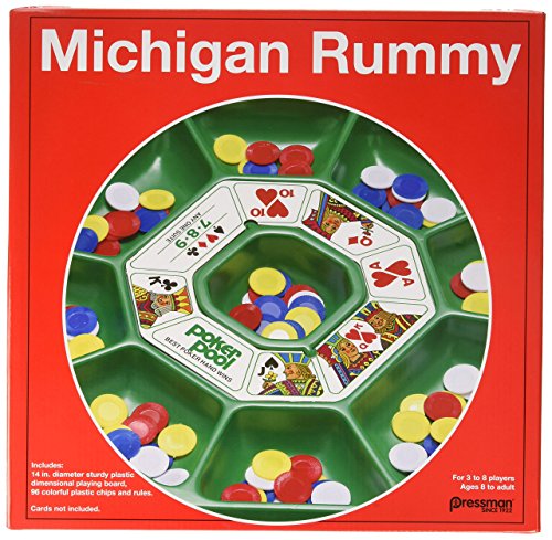 Michigan Rummy Spiel von Pressman, 5551-06, Mehrfarbig, ohne Michigan Rummy Spiel von Pressman, 5551-06, Mehrfarbig, ohne von Pressman