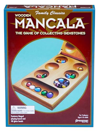 Pressman 104426.106 Mancala in Faltbox-Spiele, Mehrfarbig, 1 Packung Pressman 104426.106 Mancala in Faltbox-Spiele, Mehrfarbig, 1 Packung von Pressman