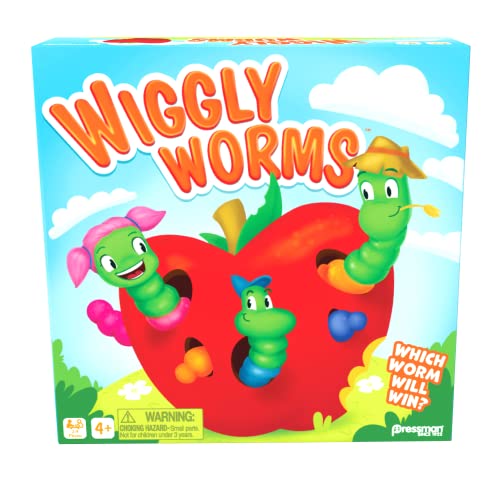 Pressman Wiggly Worms Spiel – farblich passendes Memory-Vorschulspiel, Kinder ab 4 Jahren Pressman Wiggly Worms Spiel – farblich passendes Memory-Vorschulspiel, Kinder ab 4 Jahren von Pressman