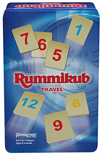 Rummikub Travel in Collectible Tin 106 Plastic Tiles The Original Game Rummikub Travel in Collectible Tin 106 Plastic Tiles The Original Game von Pressman