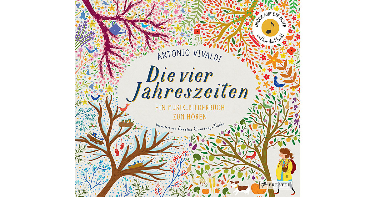 Buch - Antonio Vivaldi - Die vier Jahreszeiten, Soundbuch mit klassischer Musik und Instrumentengeräuschen Buch - Antonio Vivaldi - Die vier Jahreszeiten, Soundbuch mit klassischer Musik und Instrumentengeräuschen von Prestel Verlag