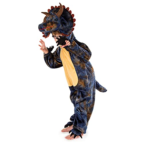 Pretend to Bee Triceratops Dinosaurier Kostüm für Kinder, Offiziell Naturkundemuseum, Strampler, Mehrfarbig, 3-5 Jahre von Pretend to Bee