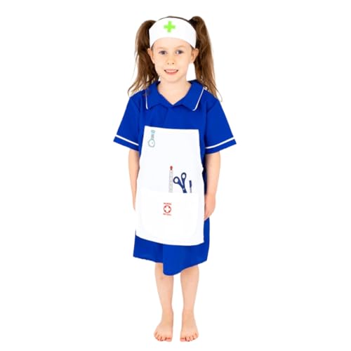 Pretend to Bee Karneval Doctor Medic/Arzt Kostüm für Kinder, Unisex, Blue, 5-7 Jahre von Pretend to Bee