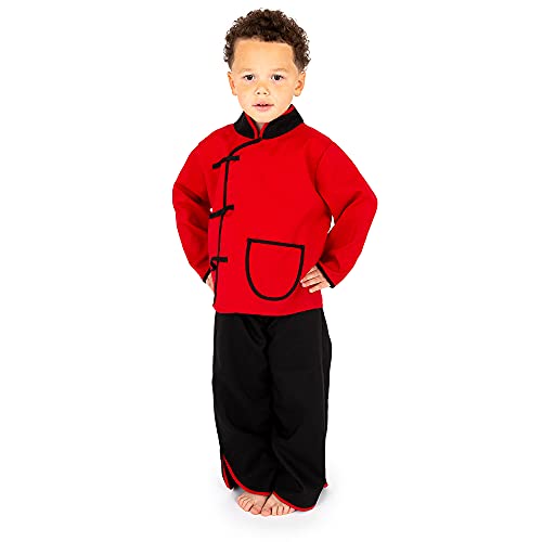 Pretend to Bee Chinesischer Mann/Junge Kostüm für Kinder, multikulturell, 3-5 Jahre von Pretend to Bee