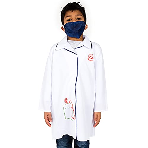 Pretend to Bee 8735, Mehrfarbig, 3-5 Jahre Doctor Arzt/Mediziner Kostüm für Kinder mit Operationsmaske, Cartoon Pretend to Bee 8735, Mehrfarbig, 3-5 Jahre Doctor Arzt/Mediziner Kostüm für Kinder mit Operationsmaske, Cartoon von Pretend to Bee