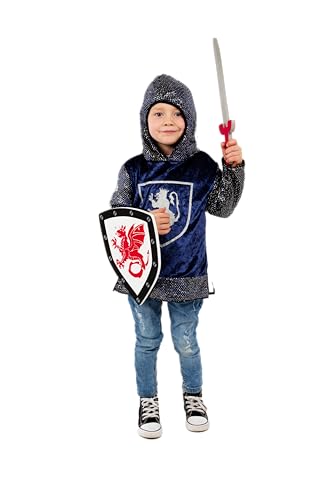 Pretend to Bee Royal Knight Bundle: Kostüm für Kinder, blau, 5–7 Jahre und mittelalterlicher Ritter – Zubehörset – Kostüm für Kinder/Kleinkinder – Schaumstoff und Schild, ab 18 Monaten Pretend to Bee Royal Knight Bundle: Kostüm für Kinder, blau, 5–7 Jahre und mittelalterlicher Ritter – Zubehörset – Kostüm für Kinder/Kleinkinder – Schaumstoff und Schild, ab 18 Monaten von Pretend to Bee