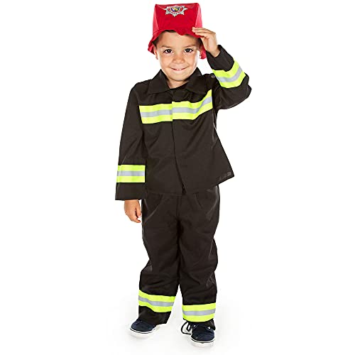 PRETEND TO BEE Notfalldienste Feuerwehr- und Rettungsoffizier Kostüm für Kinder, Mehrfarbig, 2-3 Jahre von Pretend to Bee