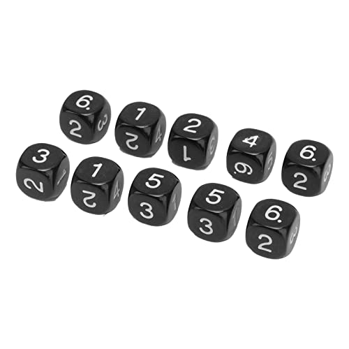 Pretfy 20pcs -Sieben Zahlen Hochleistungseinheit Unterricht Pädagogen Lernte Ecke Kunststoff Rost (Schwarz) von Pretfy