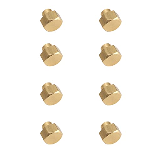 Pretfy 24 RC Hex Professional Teil Lock Car Nut Set Messing für Resistente Ersatz Ideal - Professionelle Lösung (5mm) von Pretfy