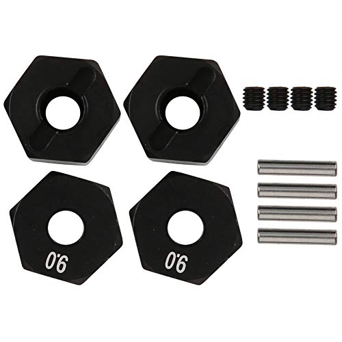 Pretfy Aluminiumlegierung 12mm Zubehör Accessoire RC Stabil für Upgrade Hex Hub Car 0mm Rad mit Optionen 90046 Durchmesser 90047 Teil Crawler RR10 SCX10 (9,0 mm) von Pretfy