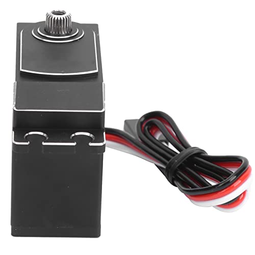 Pretfy Digital Bürstenlose Aluminium Essentielle Geräte Zahnräder für 50 Kg Servo Edelstahlschalen -Legierung Starker 10 RC Stahl Wasserdichtes Auto - Prämienqualität und Einfache Installation von Pretfy