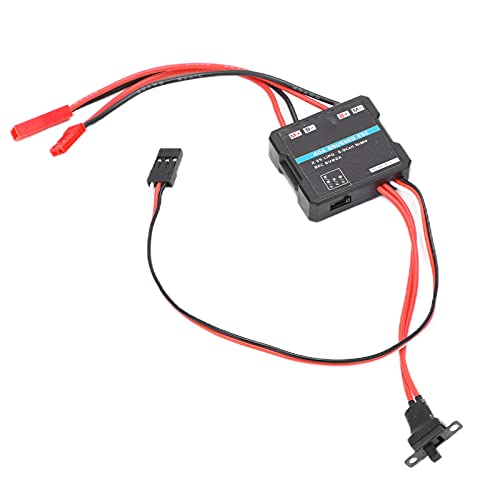 Pretfy Elektronische Geschwindigkeitsregler Robuste Komponente ESC -Zubehör Wasserdicht für Verschiedene 40A -Auto RC Schwarze Upgrade Premium Qualität und Einfache Installation von Pretfy