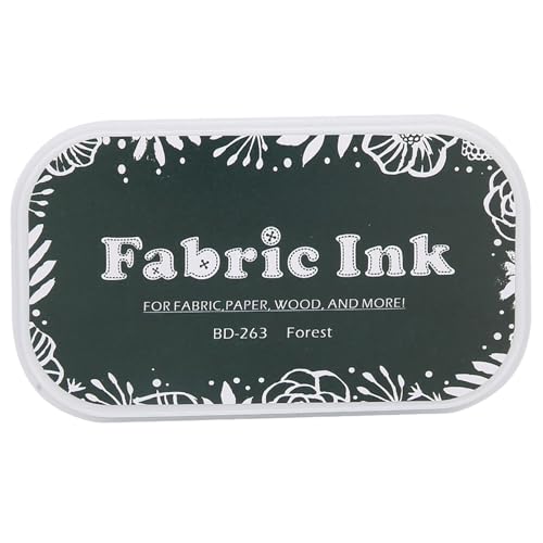 Pretfy Farbiges Ink Pad Stempel Stempelkissen -Zubehör für Stempelpapier - BD 263 Waldgrün (BD-263 Forest Green) von Pretfy