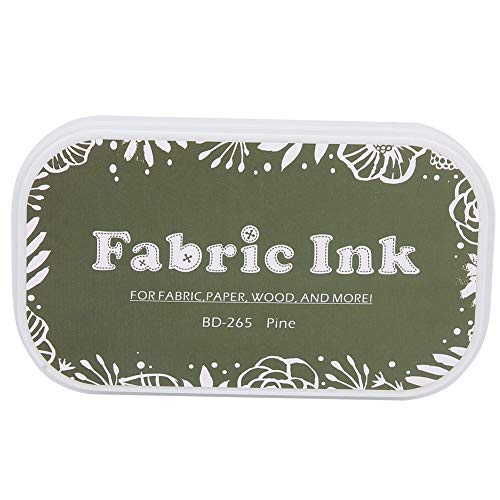 Pretfy Farbiges Ink Pad Stempel Stempelkissen -Zubehör für Stempelpapier - BD 263 Waldgrün (BD-265 Kiefernbaumgrün) von Pretfy