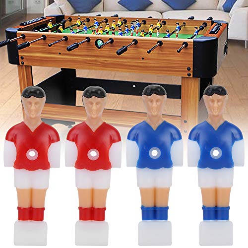 Pretfy Kunststoff -Foosball -Spieler Erweiterte Geräte Installieren Sie Red Humanoid Spiele Zubehör Tischmaschine für Leichte Easy Blue Sturdy Set Soccer Doll Mini von Pretfy