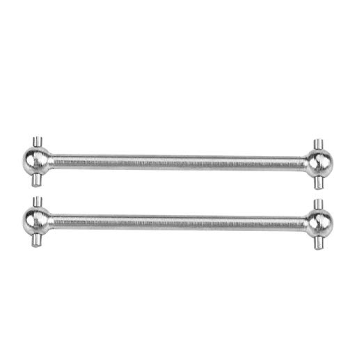 Pretfy Metal Dog Bone Bone Professional Werkzeugprozess Super Car 31206BL -Antrieb Installation für Wellenzubehör mit 10 Himoto RC -Elektroplatten CNC Getriebe Entfernen (31206S Silber) von Pretfy