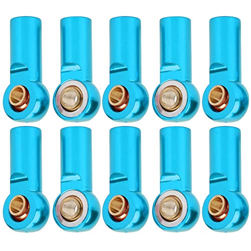 Pretfy Metallkugelgelenk Langlebige Lösung Auto Blau Ersatz RC Ersatzschraubestange, die 10 Sehr 10 Pcs für Scx10 Geeignet sind. (Blau) von Pretfy
