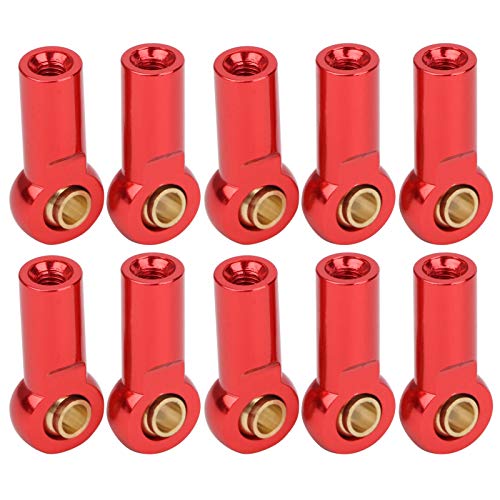 Pretfy Metallkugelgelenk Langlebige Lösung Auto Blau Ersatz RC Ersatzschraubestange, die 10 Sehr 10 Pcs für Scx10 Geeignet sind. (Rot) von Pretfy