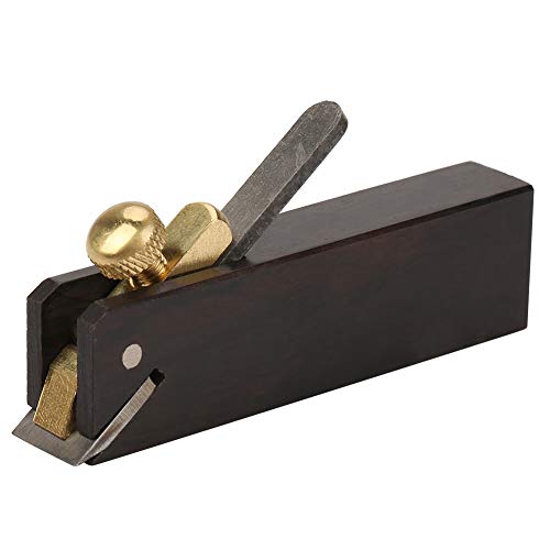 Pretfy Mini Ebony Holzbearbeitungsebene, Hochhärte -Stahlschneidwerkzeug, Handplaner der Handgefertigten Liebhaber von Pretfy