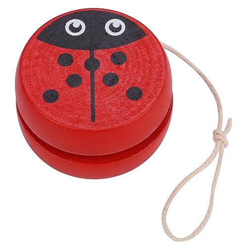Pretfy Niedliche Hölzerne Yoyo Superior Component Kognitive Rosa Prinzessin Training Kind Orange Jahre Bildung 4G Cartoon 31 Safe 6 cm Früh Farbvoll (Typ b) von Pretfy