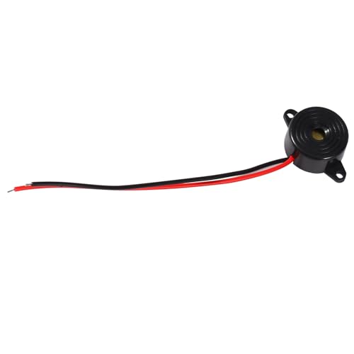 Pretfy Piezo Electronic Summer Advanced Tool Länge Kontinuierliche Sound -Alarm 100 -mm Kabelalarm Verbesserte Leistung und Haltbarkeit von Pretfy