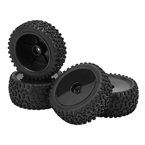 Pretfy RC Front Heck -vielseitiges Werkzeug und Installieren Sie EIN Umweltpraktisches Upgrade von Friendly Hub von Tyres Road Felgen 10 Stabil mit 12 Mm für Einfache Teile (Schwarz) von Pretfy