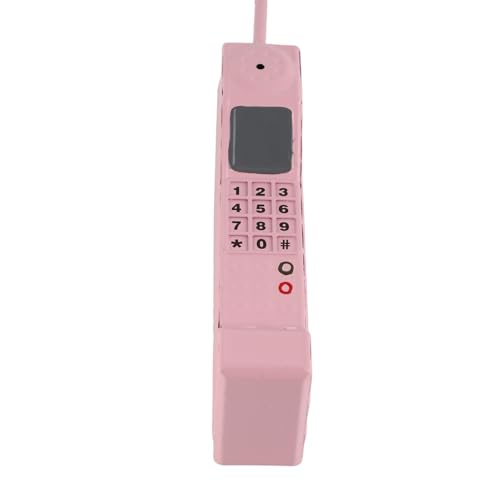 Pretfy Retro Backstein Handy Effiziente Montagemodell Altes Ornament Neuheit Fashion Decor Home Office Photography Vintage Requisiten - Optimiert für Maximale Effizienz (Rosa) von Pretfy