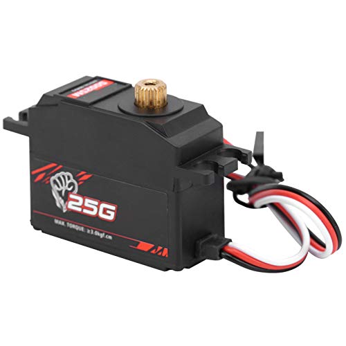 Pretfy S0025m 25 G Metall -Effiziente Komponente mit Auto und für Digitale Servo Installation Zum Noise High Boat 12 Effizienzmotor Coreless Modell RC Low Easy Low Easy von Pretfy