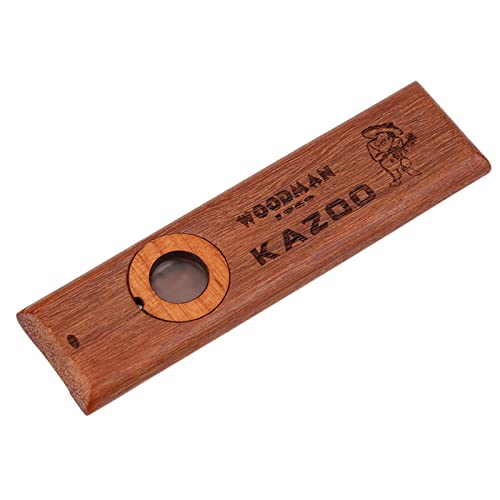 Pretfy Vintage Holz Kazoo, Ukulele -Gitarrenpartner, Leicht zu Lernen Musikinstrument von Pretfy