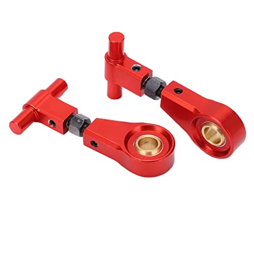 Pretfy Vordere Oberarm Robuste Komponente RC 10 Hergestellt mit Kompatiblen Easy Car -Teilen -Legierungszubehör Upgrade TT02 Suspension Ersatzarbeit (Rot) von Pretfy