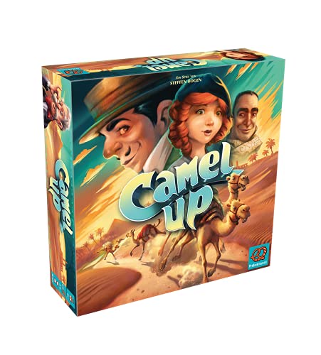 Pretzel Games | Camel Up | Familienspiel | Spiel des Jahres 2014 | 3-8 Spieler | Ab 8+ Jahren | 30+ Minuten | Deutsch von Pretzel Games