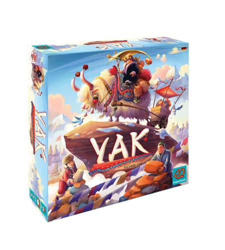 Pretzel Games | Yak | Familienspiel | Brettspiel | 2-4 Spieler | Ab 8+ Jahren | 45+ Minuten | Deutsch von Pretzel Games